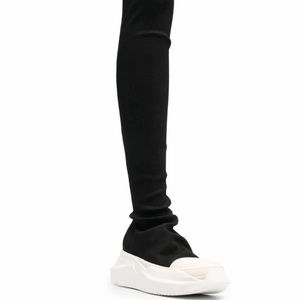 Rick Owens DRKSHDW Abstract Stockings thigh-high boots - size 37